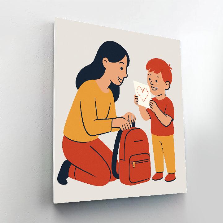 Constellation Lunchbox Note Surprise painting number kit