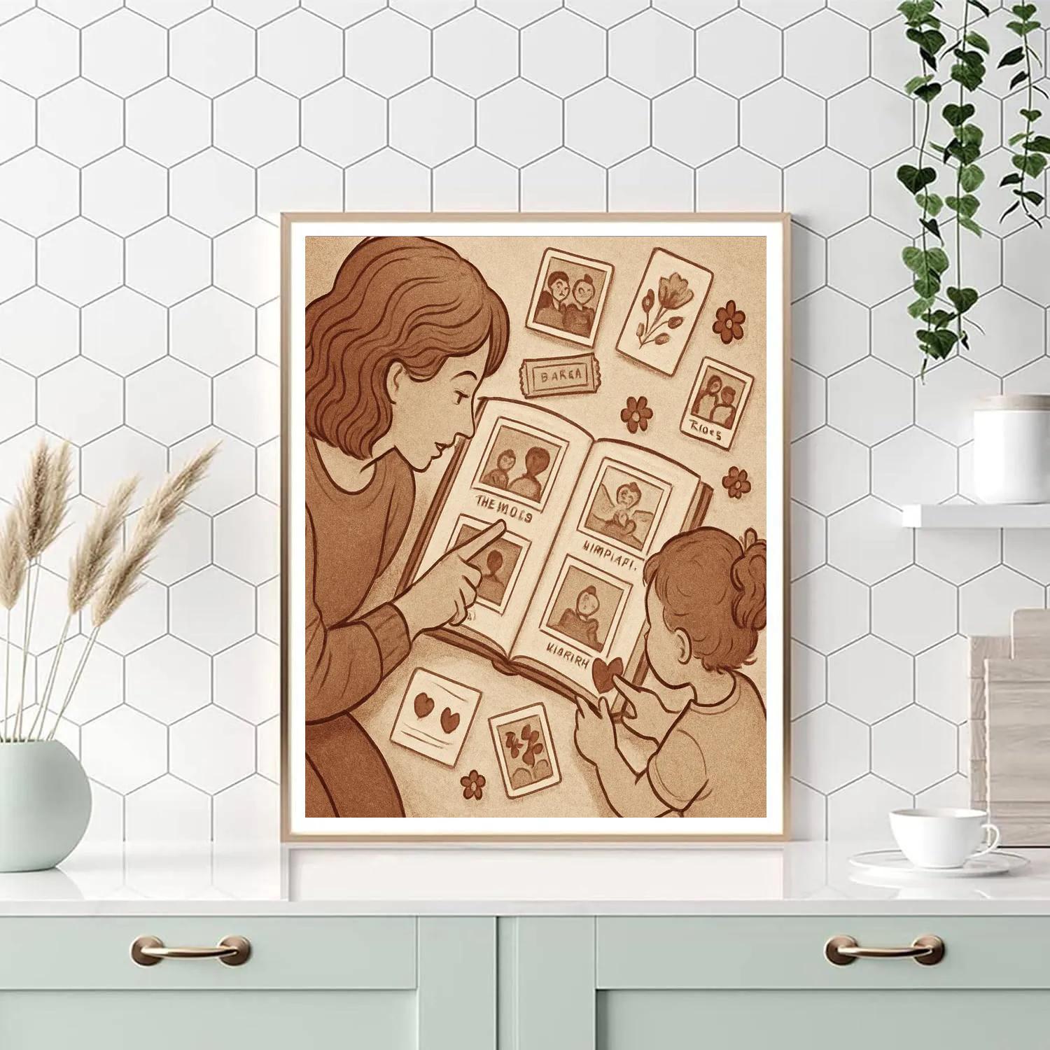 Time Capsule Scrapbook Afternoon Paint by numbers art