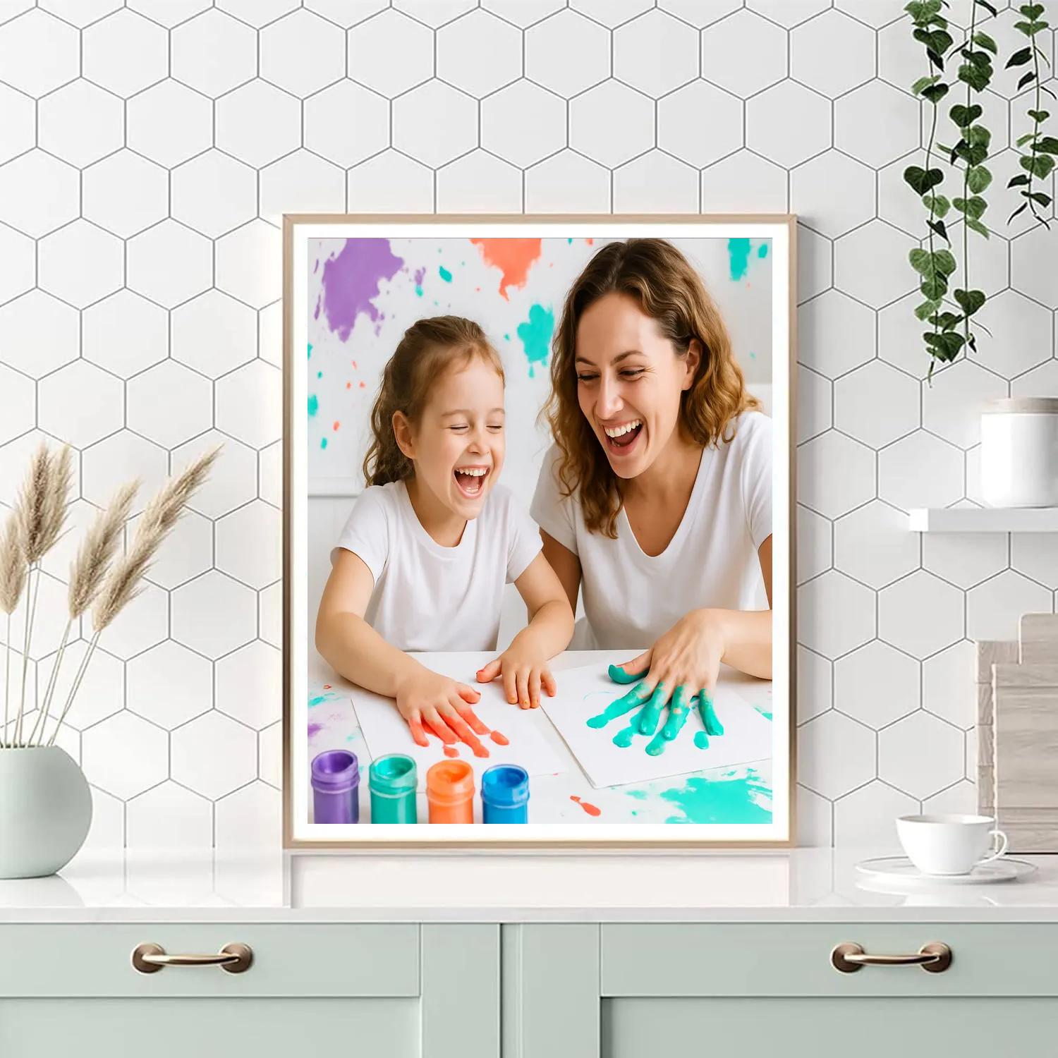 Nebula Paint Hands Craft Table painting number kit