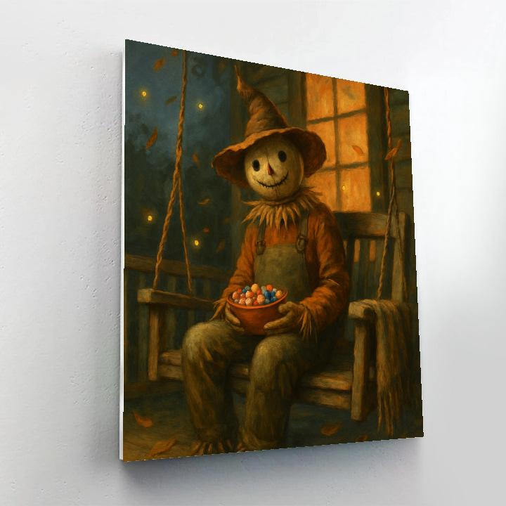 Porch Swing Of The Scarecrow Guardian Paint by numbers kits