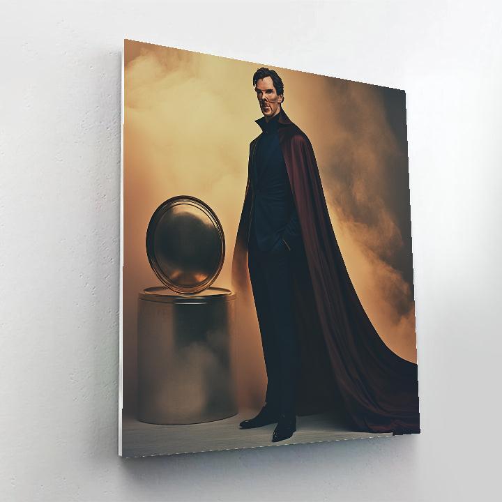 Benedict Cumberbatch Conjuring Calm In The Eye Of The Mystic Storm painting number kit
