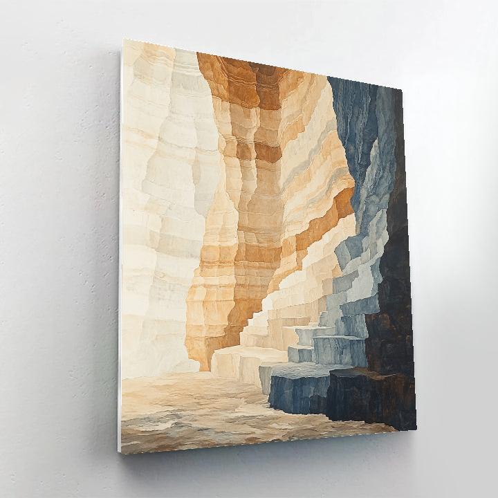 Michelangelo Inspired Strata Archive Cavern paint by numbers