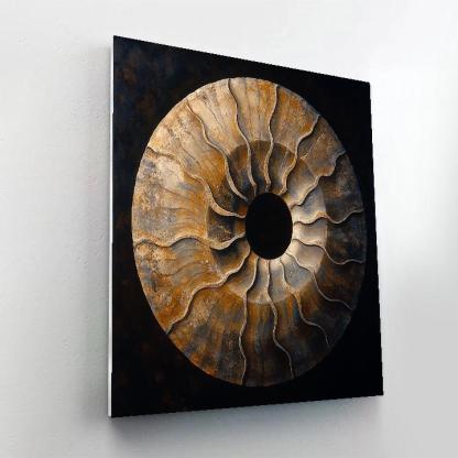 Caravaggio Inspired Fossil Spiral In Lunar Dust paint by numbers