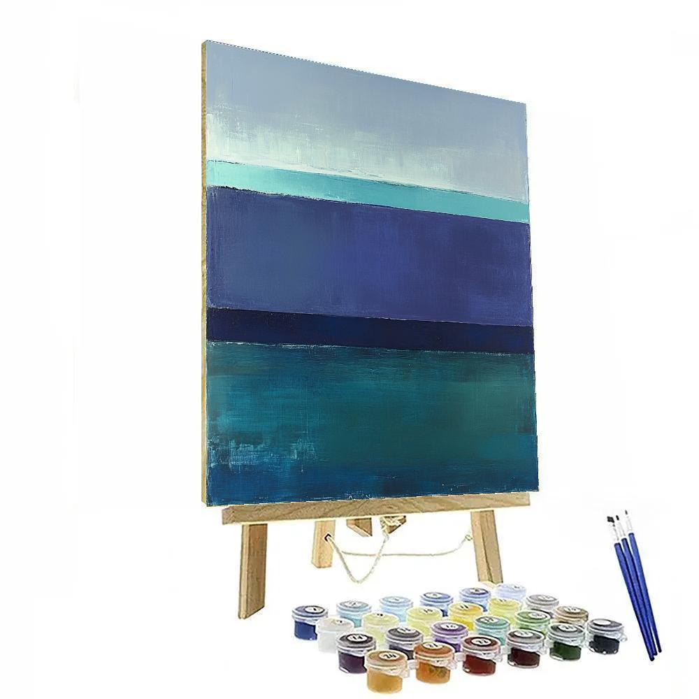 Mark Rothko Inspired Eclipse Of Quiet Tides Painting by numbers kit