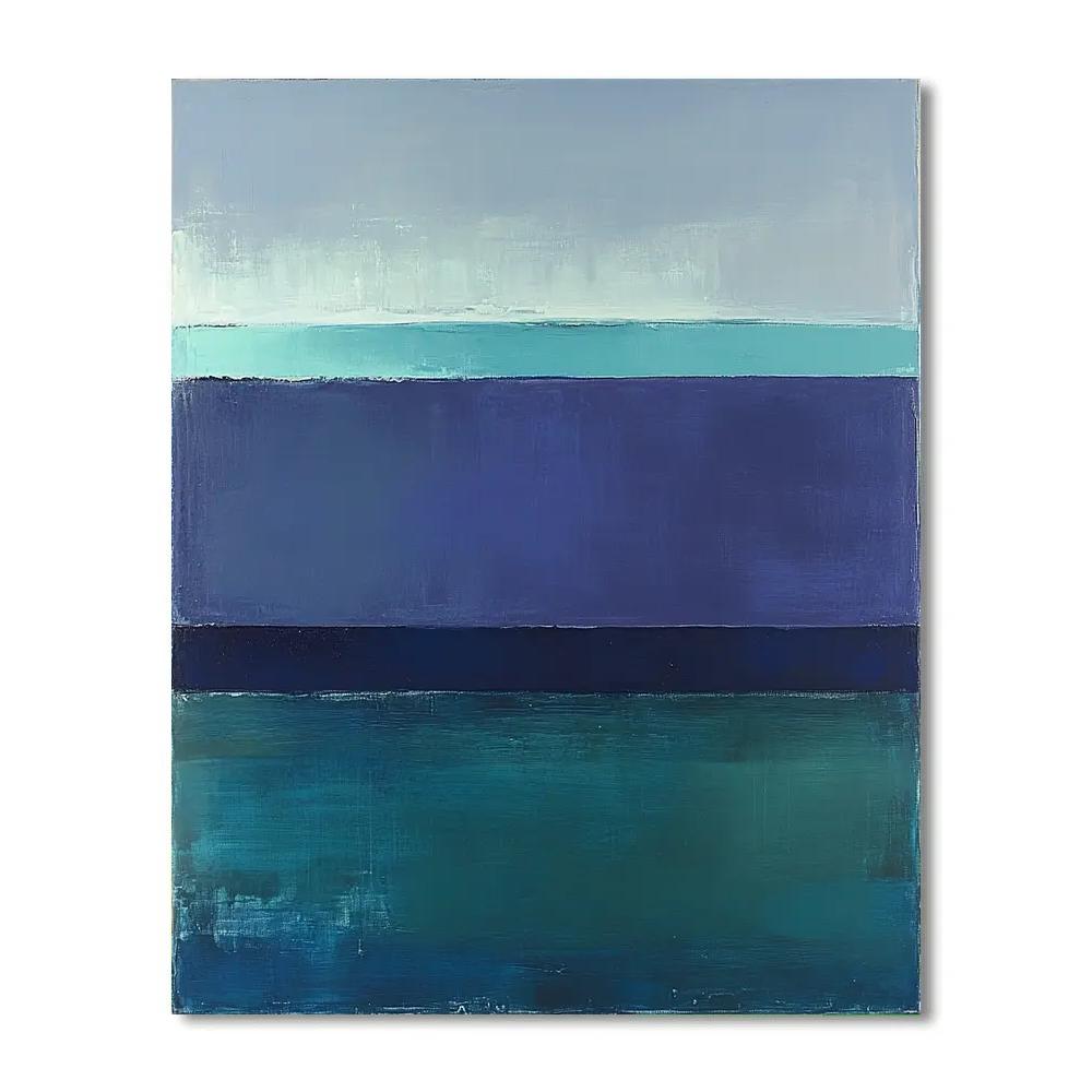 Mark Rothko Inspired Eclipse Of Quiet Tides Painting by numbers kit