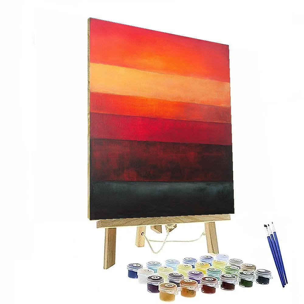 Mark Rothko Inspired Furnace Of Distant Nebulae Paint by numbers kits