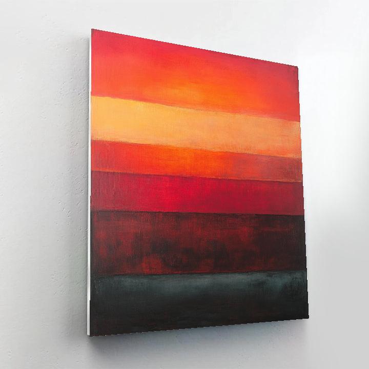 Mark Rothko Inspired Furnace Of Distant Nebulae Paint by numbers kits