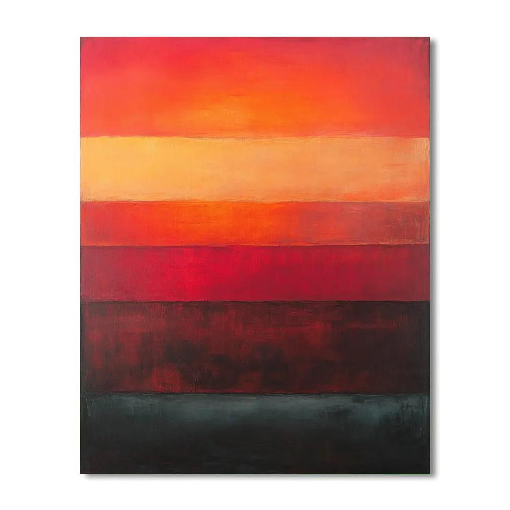 Mark Rothko Inspired Furnace Of Distant Nebulae Paint by numbers kits