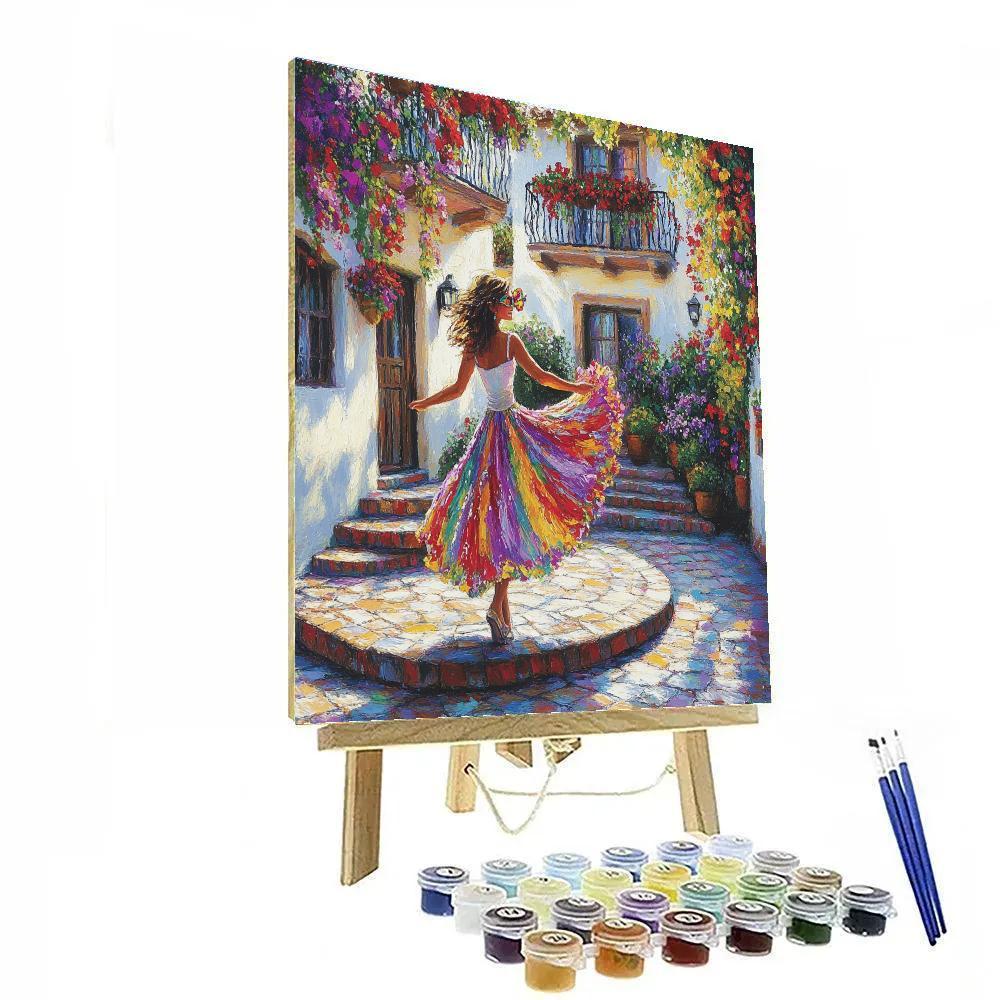 Mirabel Casita Courtyard Song Disney Inspired paint by color