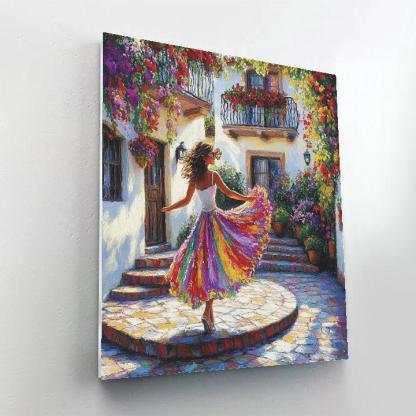 Mirabel Casita Courtyard Song Disney Inspired paint by color