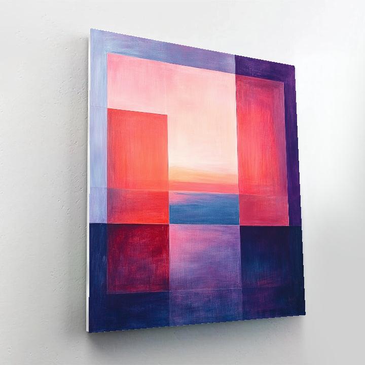 Mark Rothko Inspired Sunset Color Field paint by number