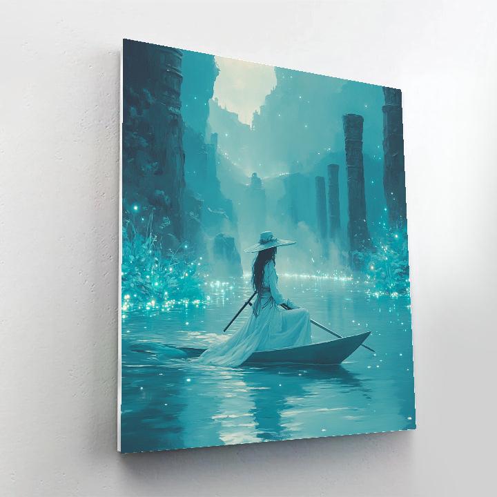 Raya Dragon River Journey Disney Inspired paint by color