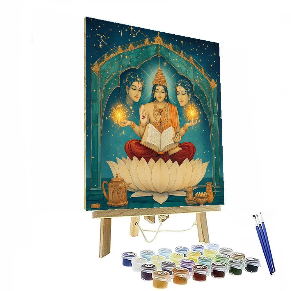 Star Forge Brahma Pavilion paint by numbers