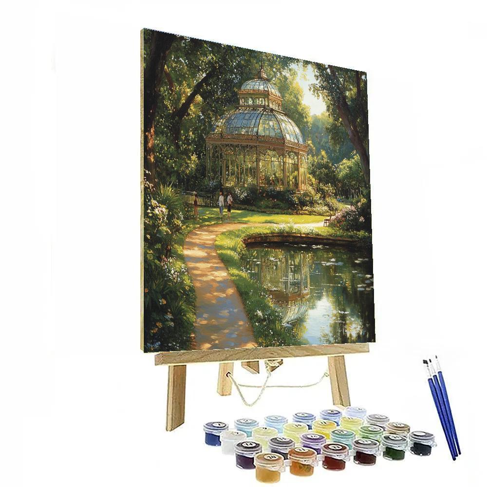 Royal Botanic Garden Glasshouse Walk Melbourne Australia Numbered painting kits