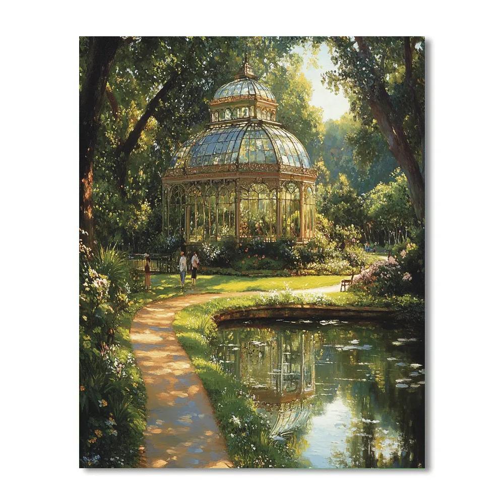 Royal Botanic Garden Glasshouse Walk Melbourne Australia Numbered painting kits