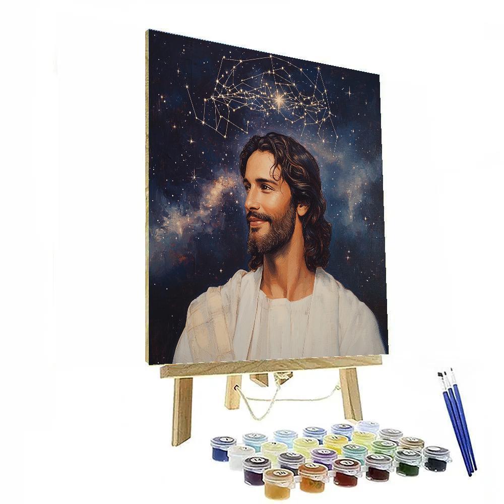 Jesus Crown Of Constellations painting number kit