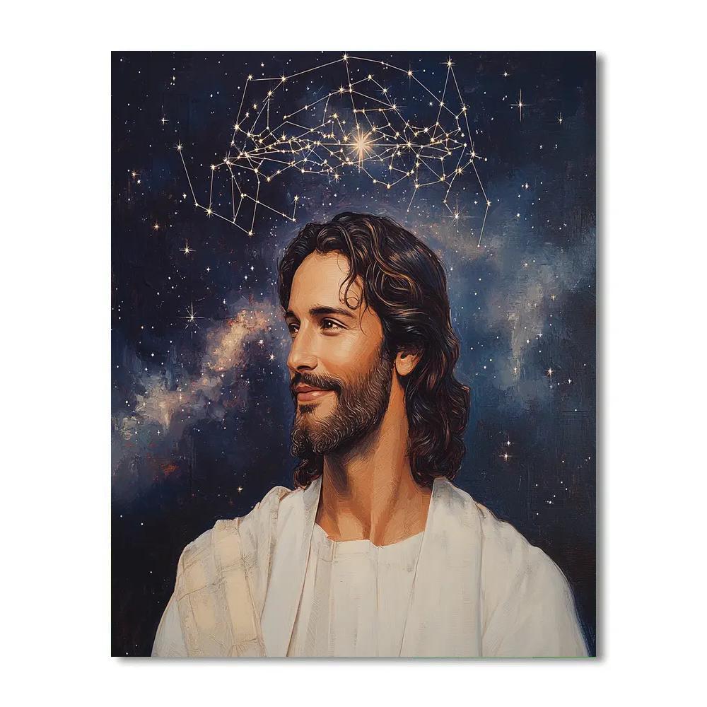 Jesus Crown Of Constellations painting number kit