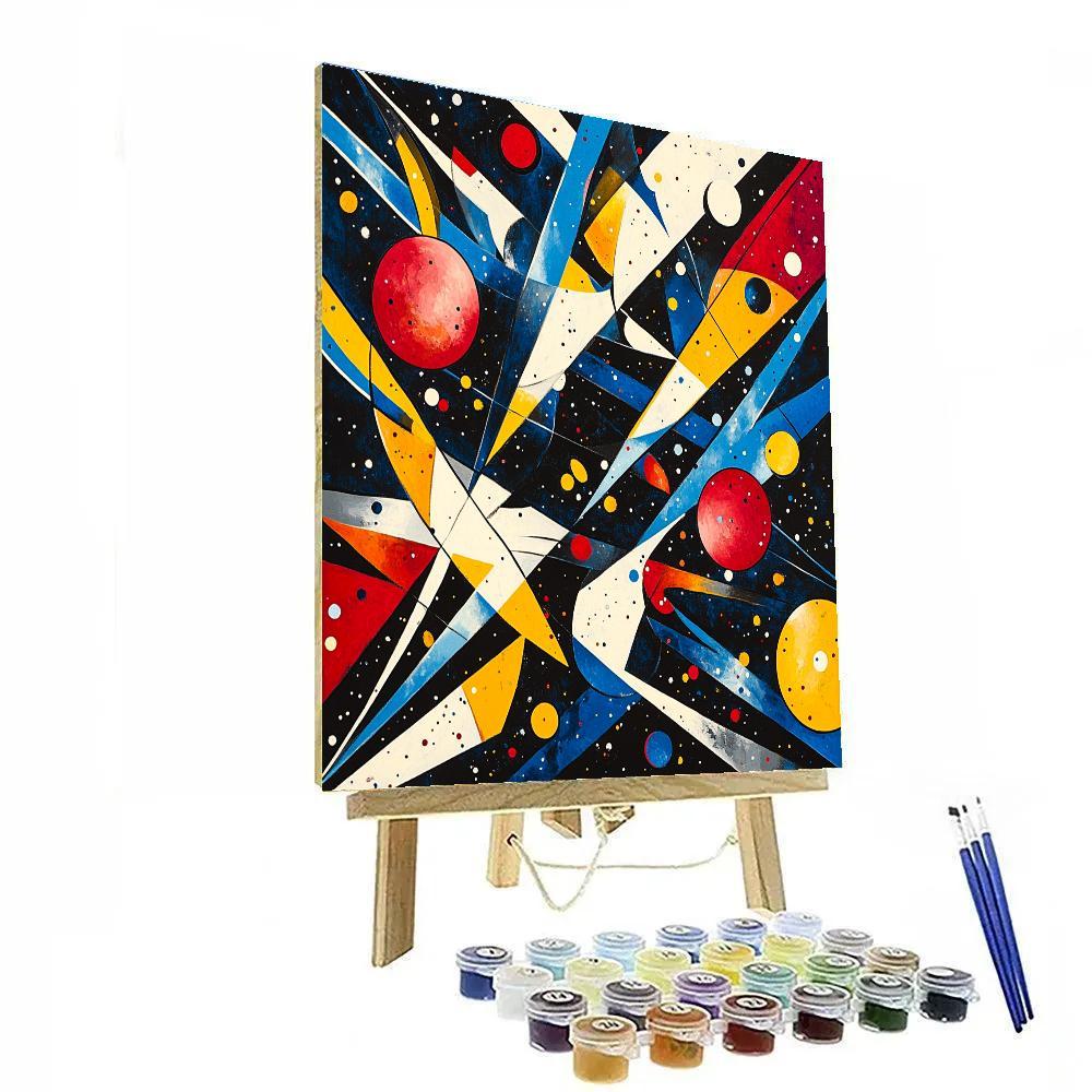 Wassily Kandinsky Inspired Synesthetic Music Constellations Numbered painting kits