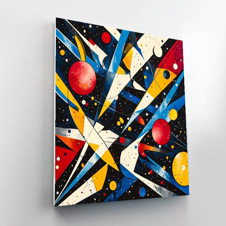 Wassily Kandinsky Inspired Synesthetic Music Constellations Numbered painting kits