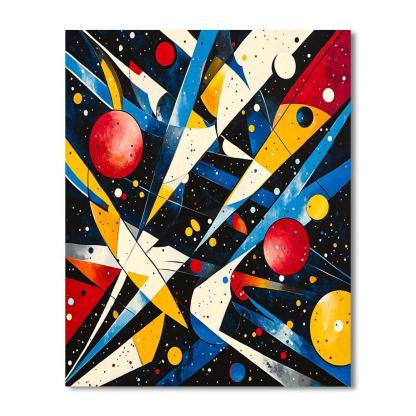 Wassily Kandinsky Inspired Synesthetic Music Constellations Numbered painting kits