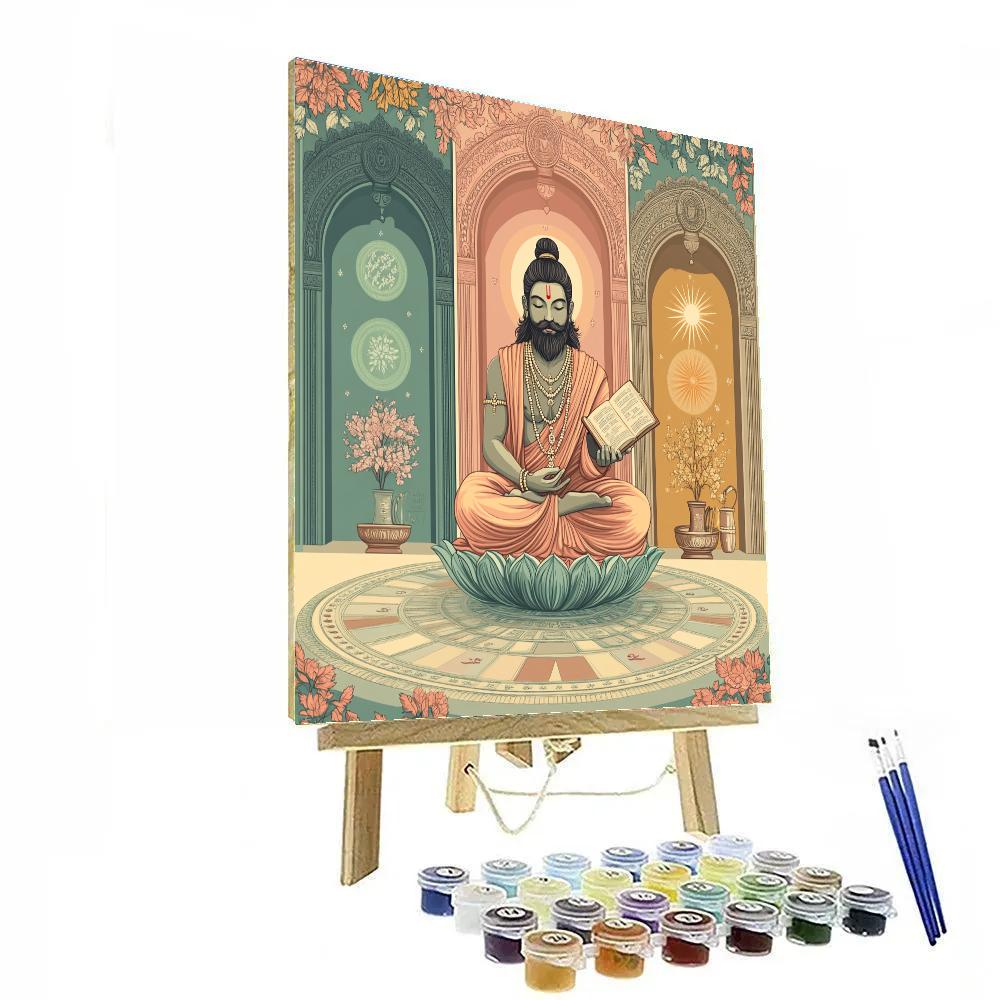 Brahma Between Four Seasons Gateways painting number kit