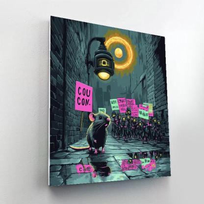 CCTV Halo Over The Rat Parade paint by numbers