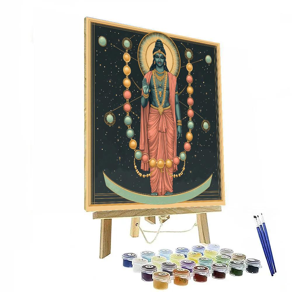 Vishnu And The Nine Planet Garland DIY paint by numbers