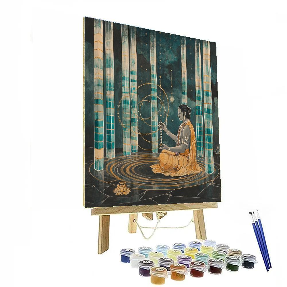 Brahma In The Crystal Sound Chamber Painting by numbers kit
