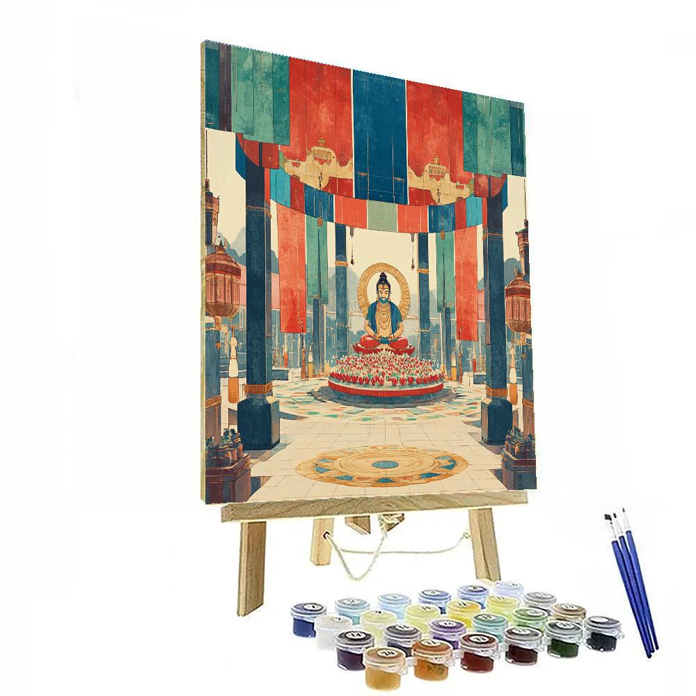 Festival Canopy, Brahma Of Harmonized Colors Paint by numbers kits
