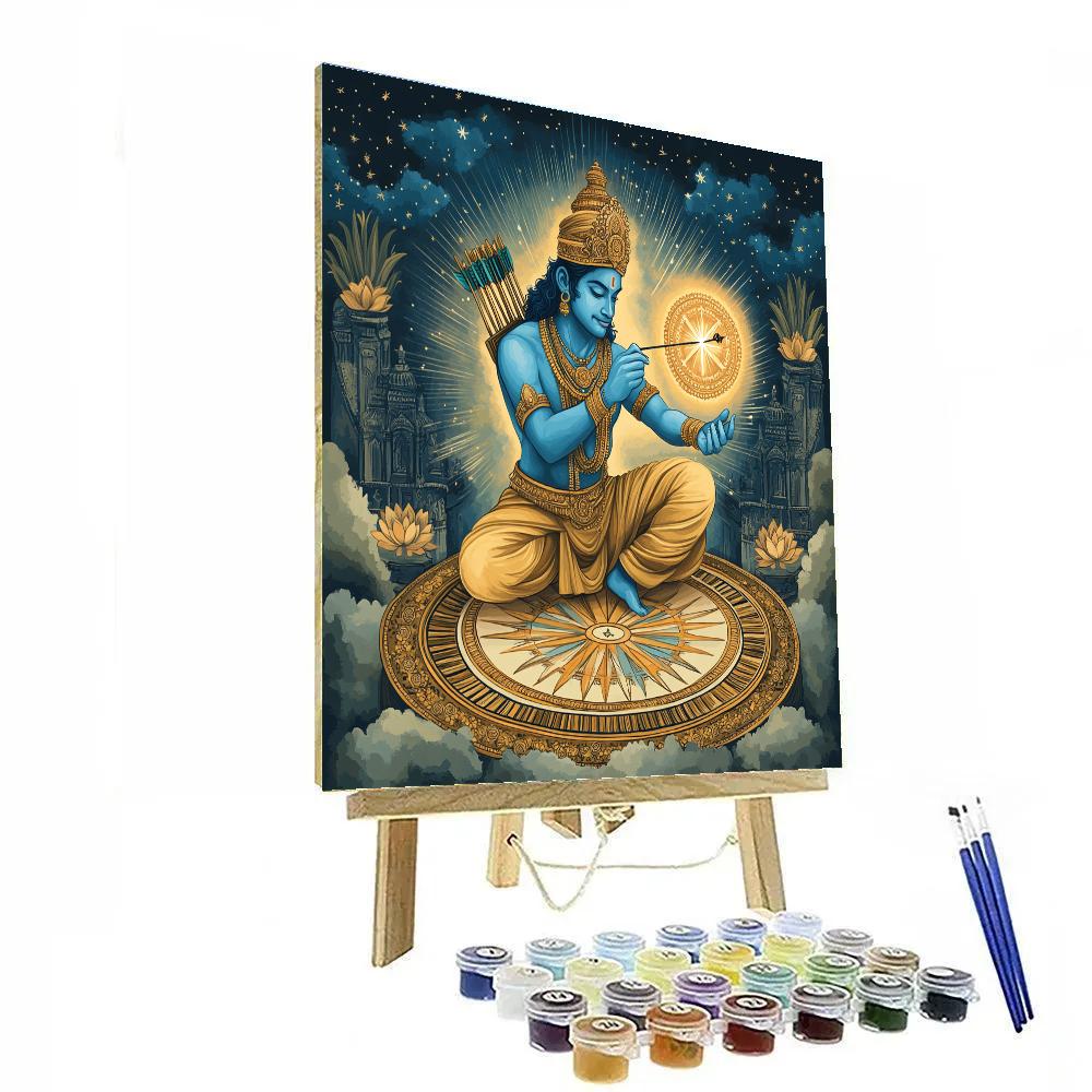 Celestial Cartographer Rama paint by number