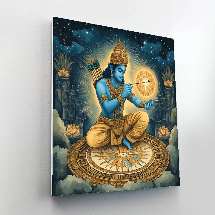 Celestial Cartographer Rama paint by number