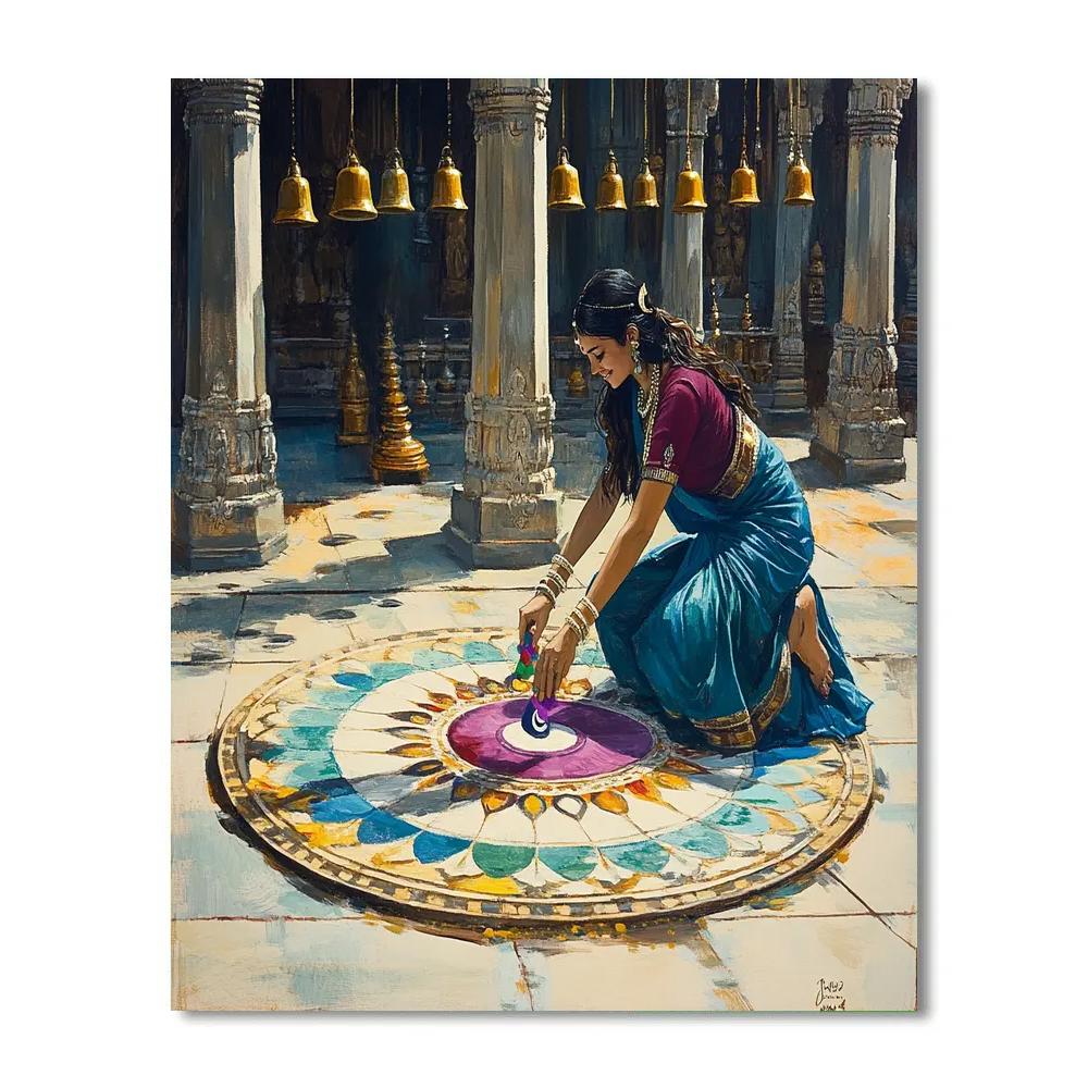 Parvati Crafted Mandala Ritual paint by number