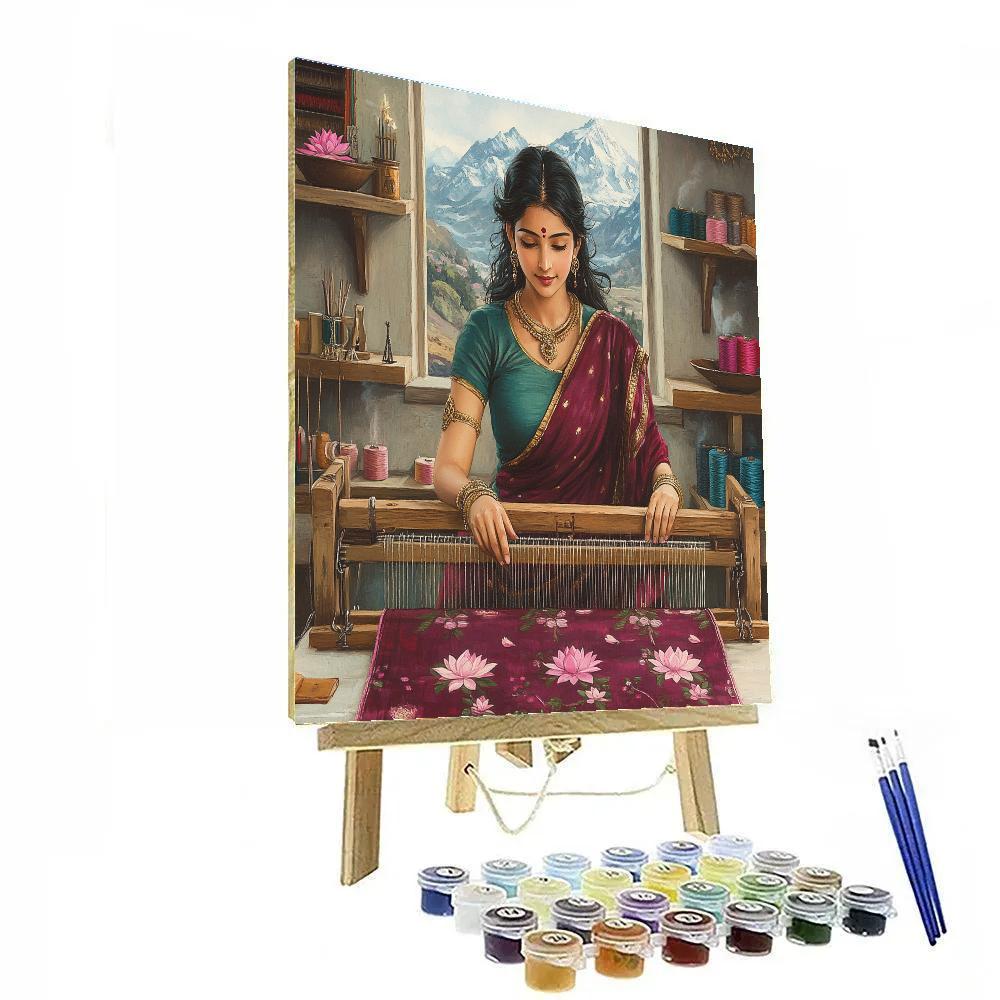 Parvati Artisan Of Sacred Threads paint by color