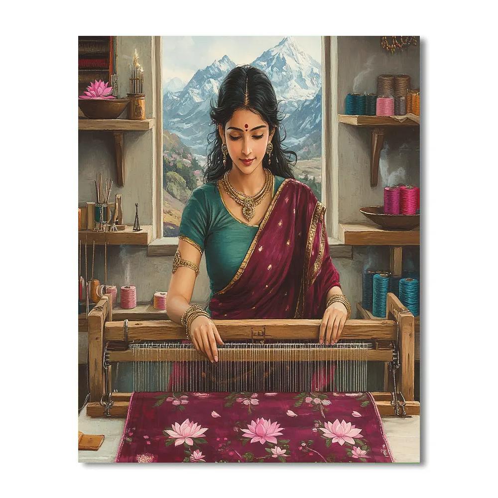 Parvati Artisan Of Sacred Threads paint by color