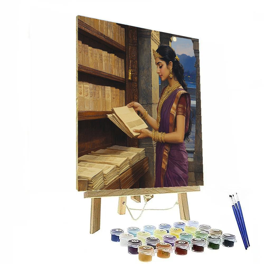Parvati Temple Library Of Wisdom Numbered painting kits
