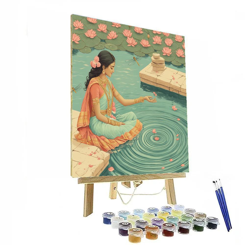 Parvati Lotus Pond Harmonies paint by number