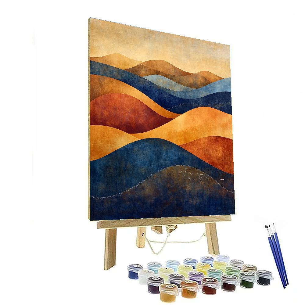 Paul Klee Inspired Celestial Polyphony painting number kit