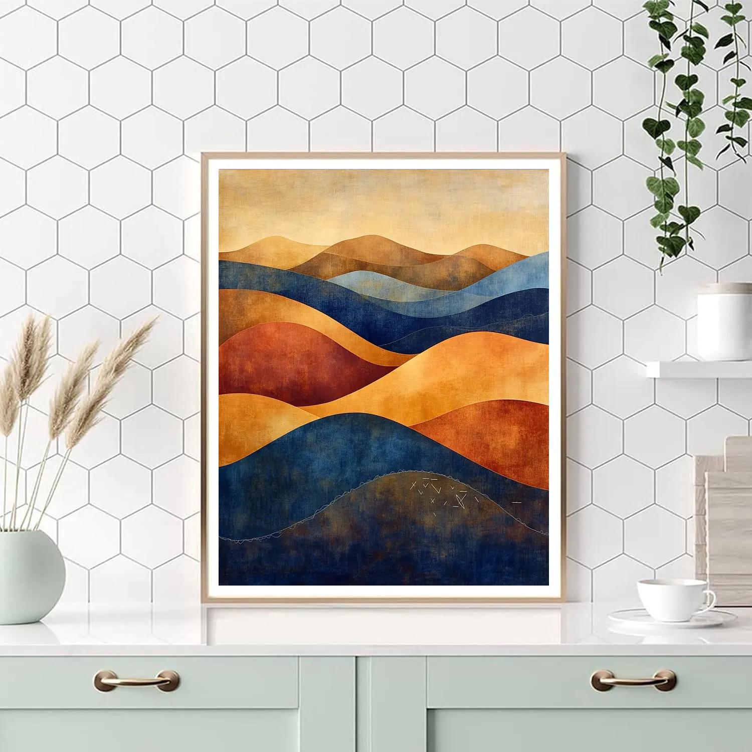 Paul Klee Inspired Celestial Polyphony painting number kit