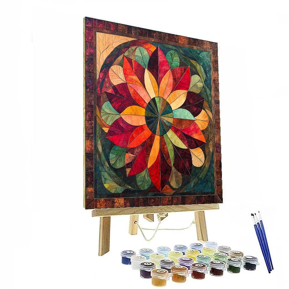 Frida Kahlo Inspired Resilience Nebula Garden DIY paint by numbers