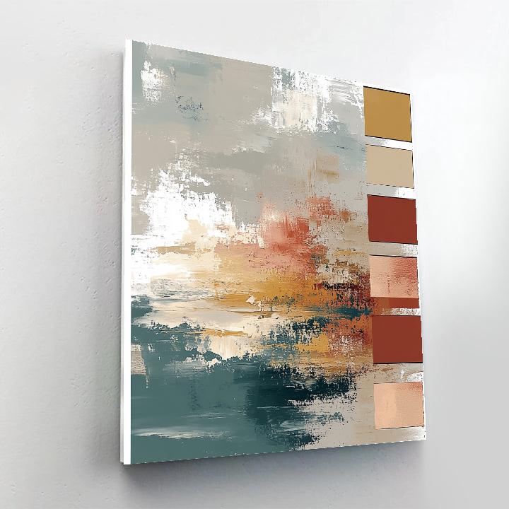 Paul Klee Inspired Lattice Of Quiet Aurorae Painting by numbers kit