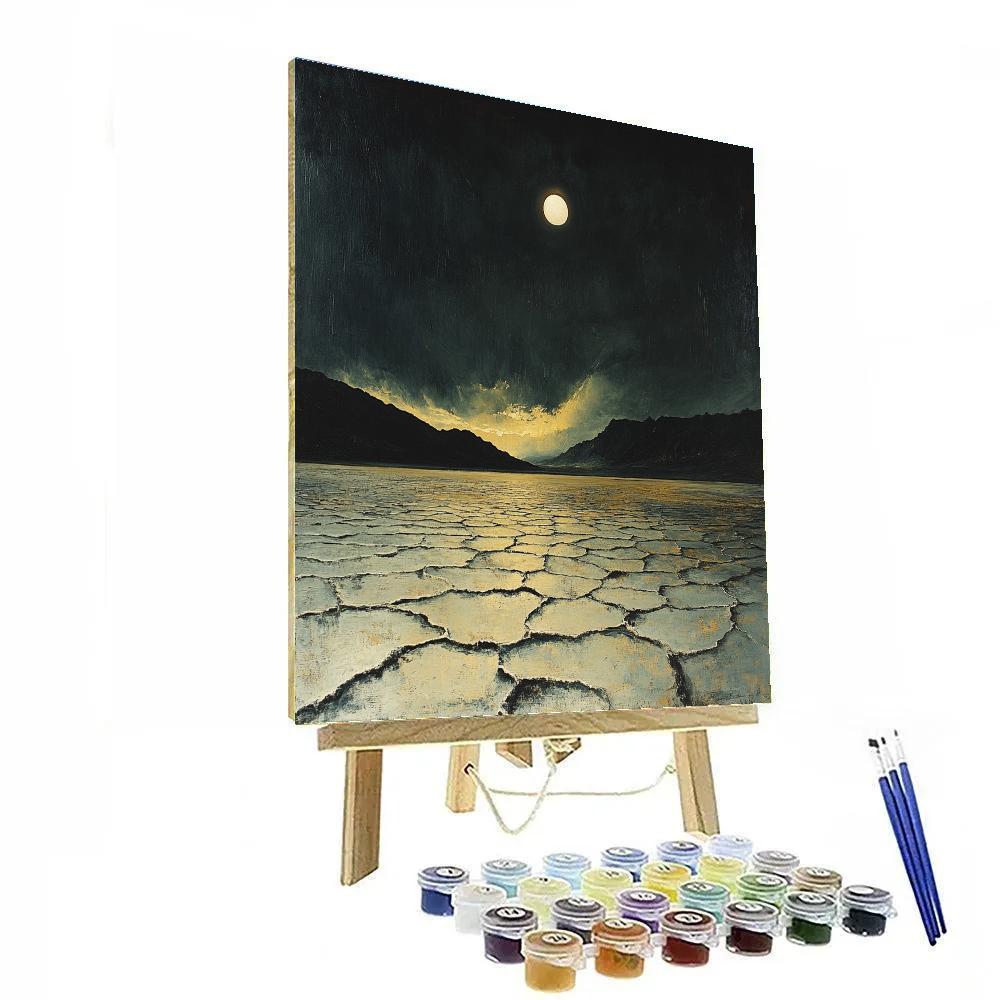 Francisco Goya Inspired Eclipse Over Salt Flats Numbered painting kits