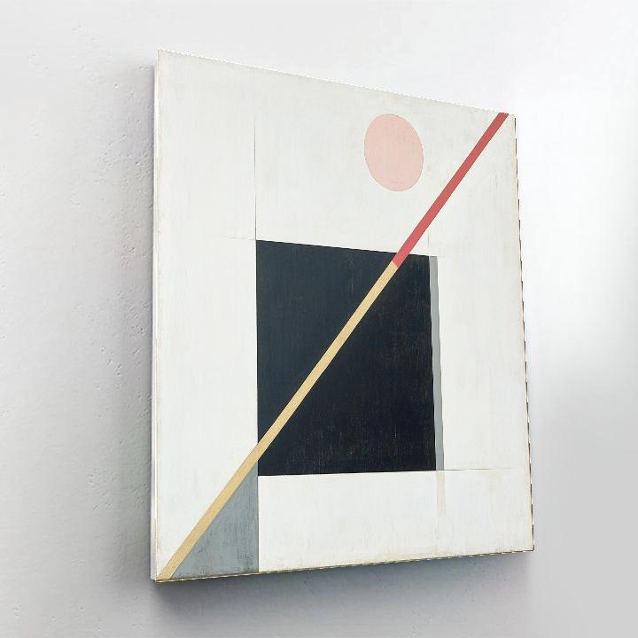 Kazimir Malevich Inspired Pulsar Silence Grid paint by color