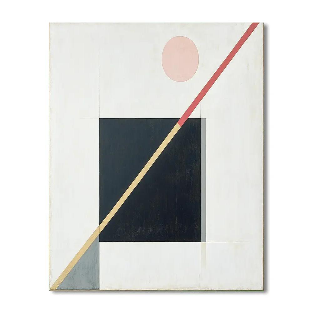 Kazimir Malevich Inspired Pulsar Silence Grid paint by color