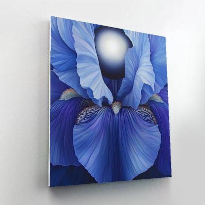 Georgia O’Keeffe Inspired Lunar Iris Eclipse Paint by numbers kits