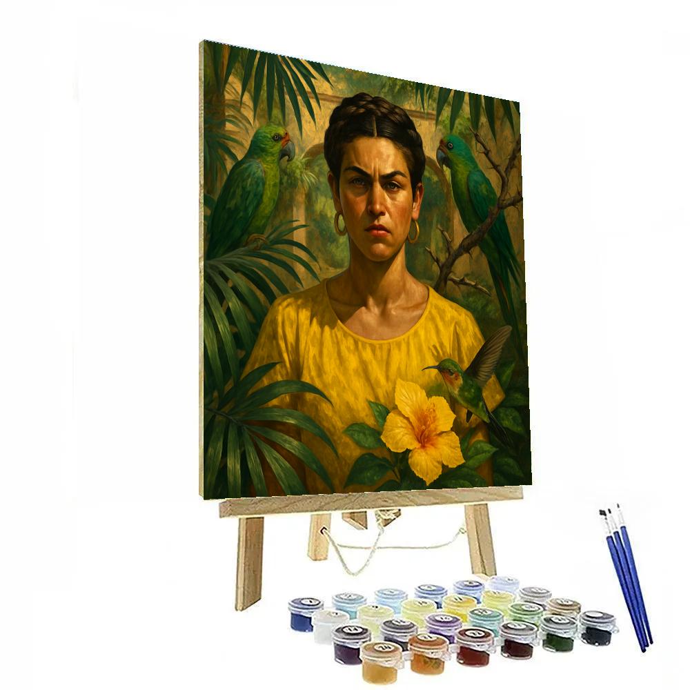 Frida Jungle Spirit Frida Paint by numbers art