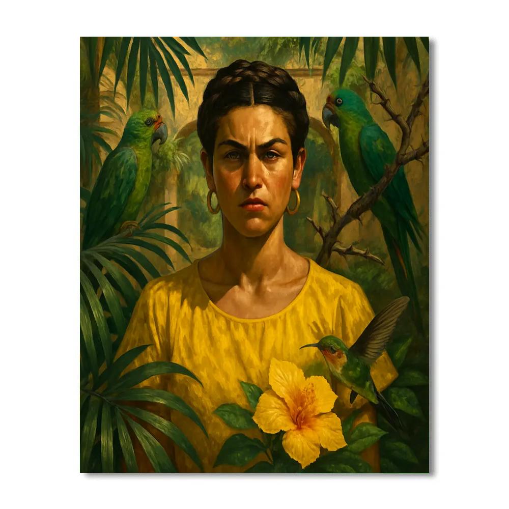 Frida Jungle Spirit Frida Paint by numbers art
