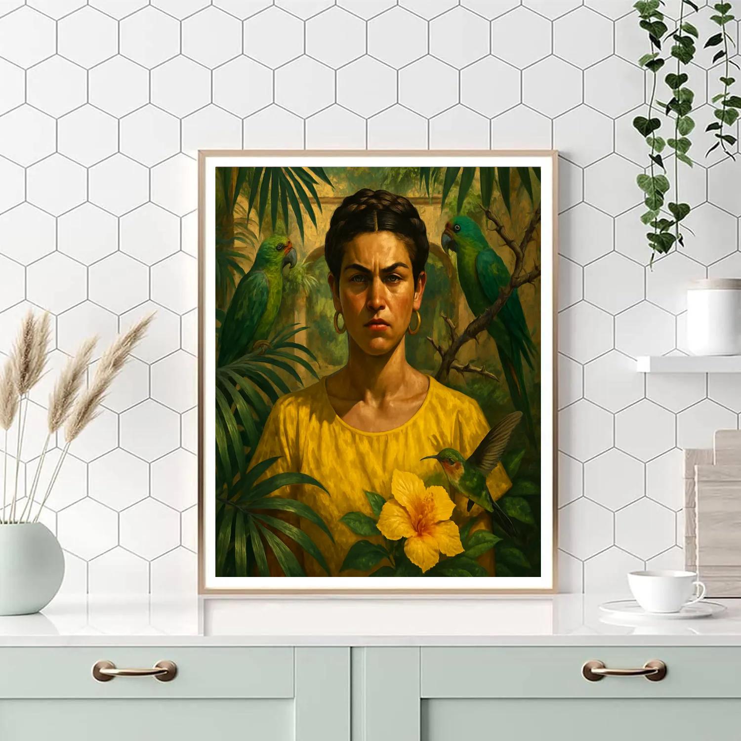 Frida Jungle Spirit Frida Paint by numbers art