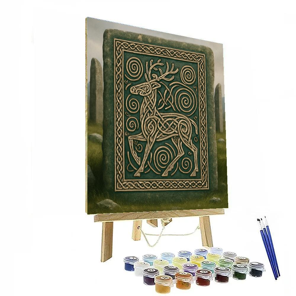 Celtic Knotwork Legend Celtic Numbered painting kits