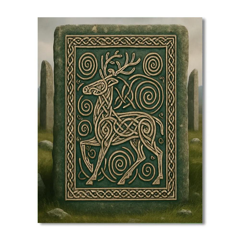 Celtic Knotwork Legend Celtic Numbered painting kits