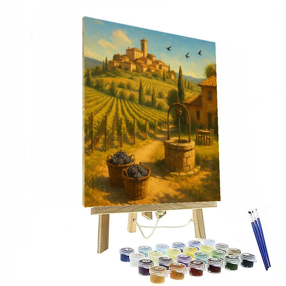 Italy Tuscan Sun Italy paint by color